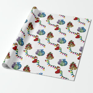 Papel de embrulho de Natal