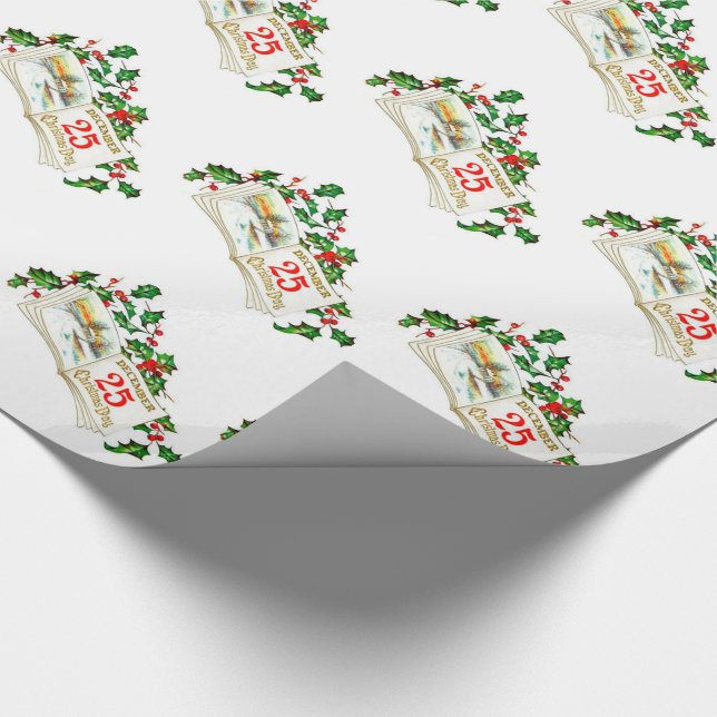 Papel de embrulho de Natal/25 de dezembro (Ponta)