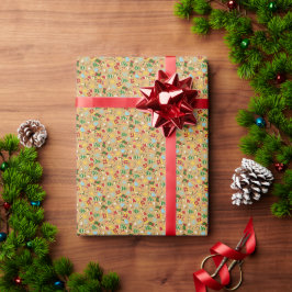 Papel de embrulho de Natal aconchegante 