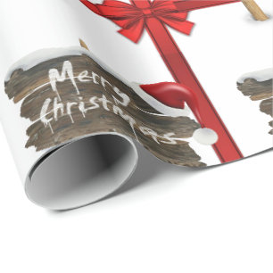 Papel de embrulho de Natal Alegre
