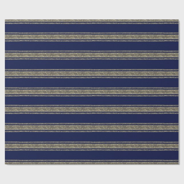 Papel de embrulho de Natal azul  (Aberto)