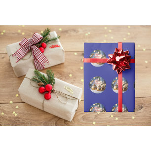 Papel de embrulho de Natal beija-flor