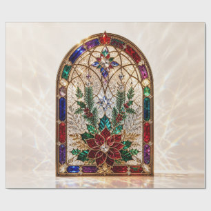 Papel de embrulho de Natal Catedral de Joias de Lu