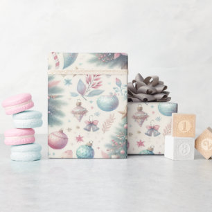 Papel de embrulho de Natal colorido e festivo