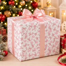 Papel de embrulho de Natal com cana-de-açúcar cor-