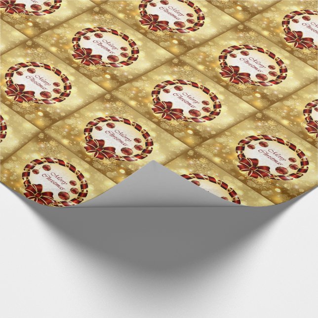 Papel de embrulho de Natal/Coronas (Ponta)