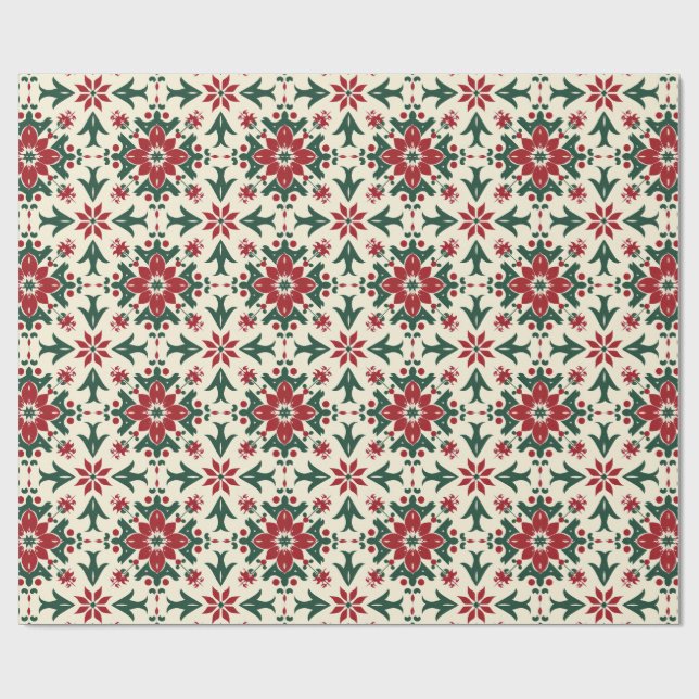 Papel de embrulho de Natal da Casa Farmada russa (Aberto)