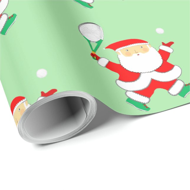 Papel de embrulho de Natal de tênis (Ponta do rolo)