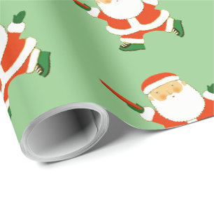 Papel de embrulho de Natal de Ultimate Frisbee