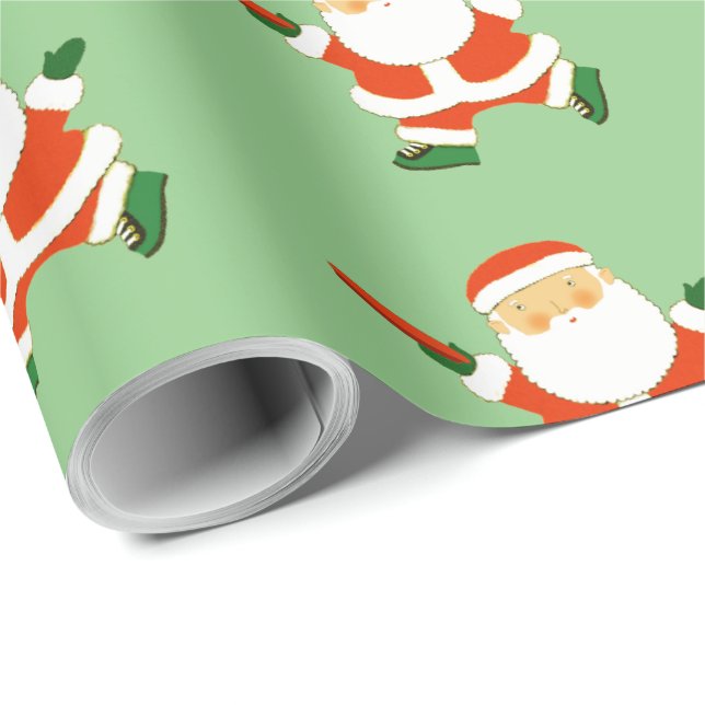 Papel de embrulho de Natal de Ultimate Frisbee (Ponta do rolo)