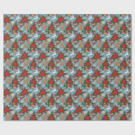 Papel de embrulho de Natal Elegância das festas