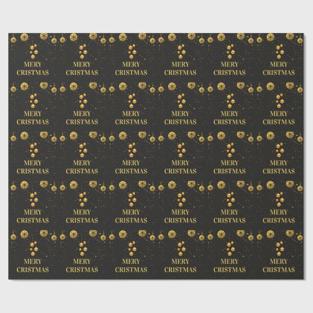 Papel de embrulho de Natal elegante (Aberto)