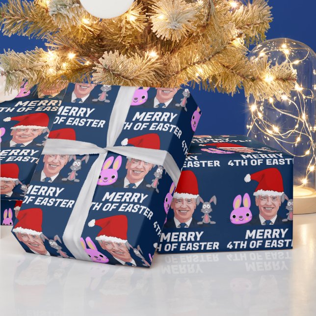 Papel de embrulho de Natal engraçado e confuso de  (Feriados)