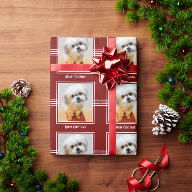 Papel de embrulho de Natal fofo Malshi (Presente de Natal)