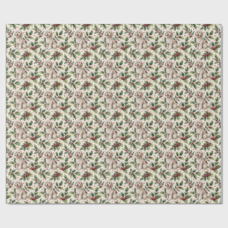Papel de embrulho de Natal Goldendoodle