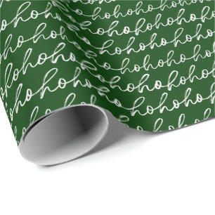 Papel de embrulho de Natal Ho Ho Ho festivo