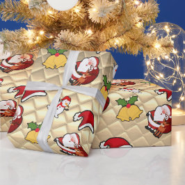 Papel de embrulho de Natal infantil