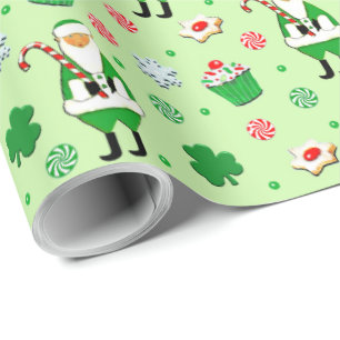 Papel de embrulho de Natal irlandês