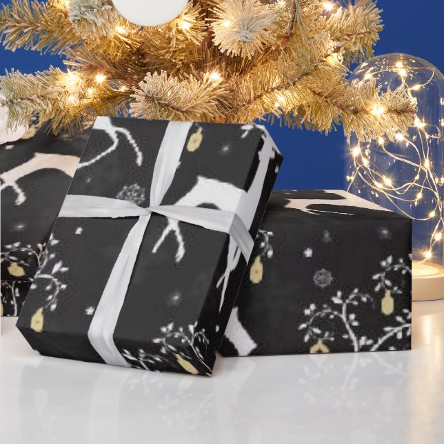 Papel de embrulho de Natal para as renas (Feriados)