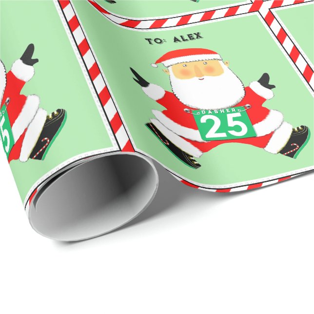 Papel de embrulho de Natal para corredor (Ponta do rolo)