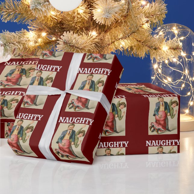 Papel de embrulho de Natal para ESPANCAR a esposa (Feriados)