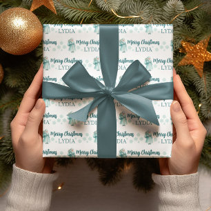 Papel de embrulho de Natal personalizado