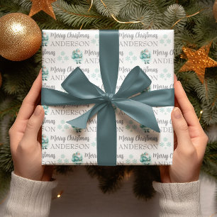 Papel de embrulho de Natal personalizado