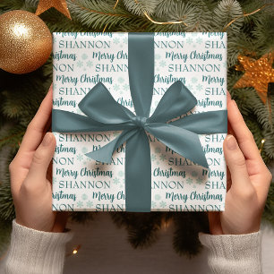 Papel de embrulho de Natal personalizado