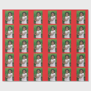 Papel de embrulho de Natal PERSONALIZADO com FOTO
