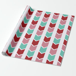 Papel de embrulho de Natal Rua Floco de Neve Verme