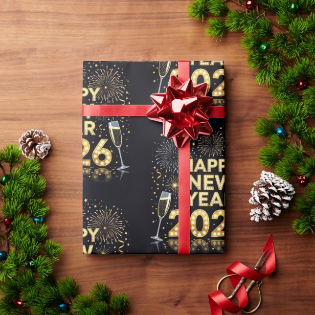 Papel de embrulho de Natal único (Presente de Natal)