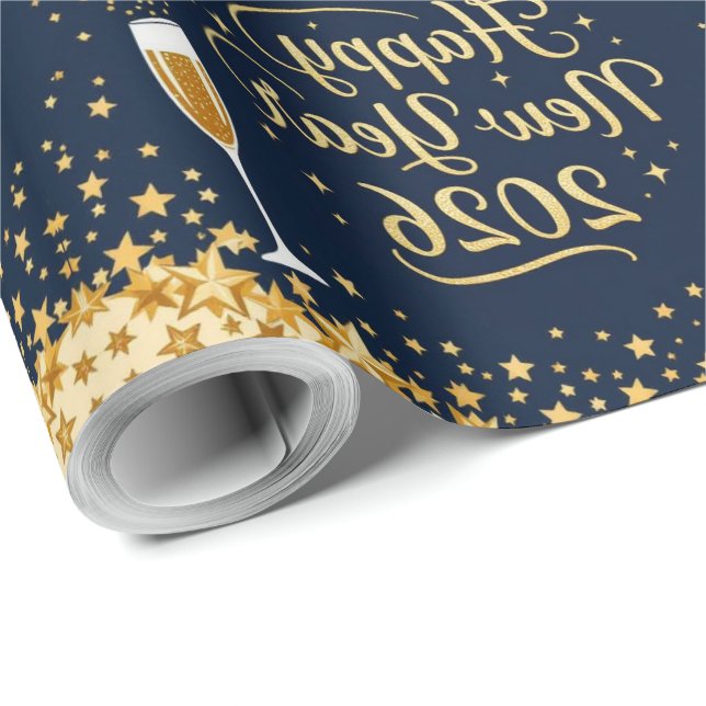 Papel de embrulho de Natal único (Ponta do rolo)