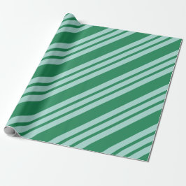 Papel de embrulho de Natal verde com doces