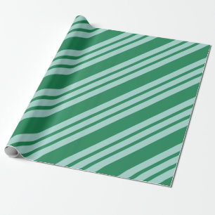 Papel de embrulho de Natal verde com doces