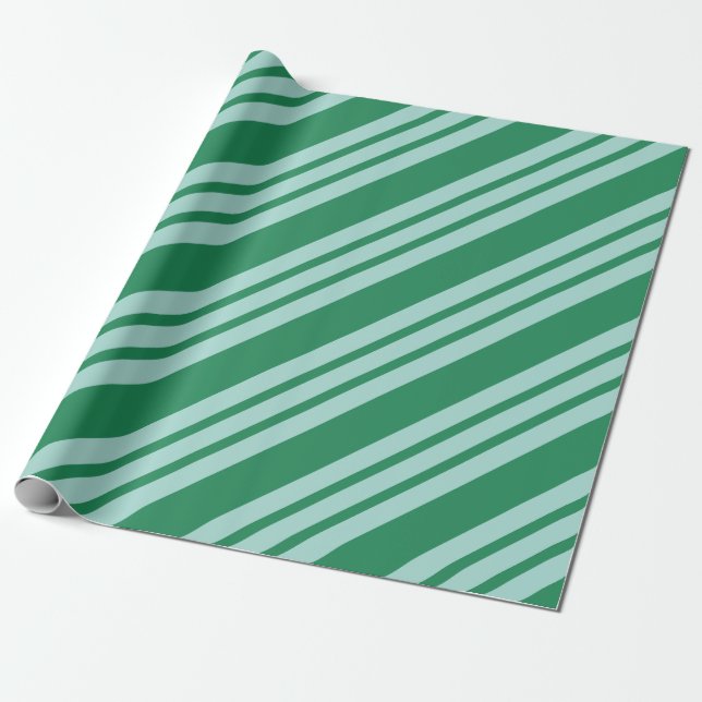 Papel de embrulho de Natal verde com doces (Desenrolado)