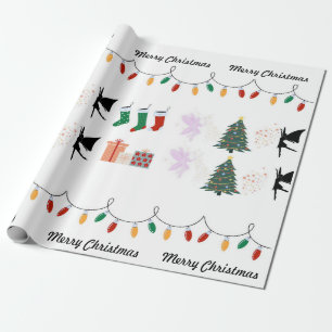 Papel de embrulho de natal Whimsical com pó de fad