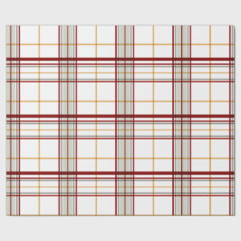 Papel de embrulho de Natal xadrez grande moderno