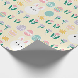 Papel de embrulho de padrão de Páscoa