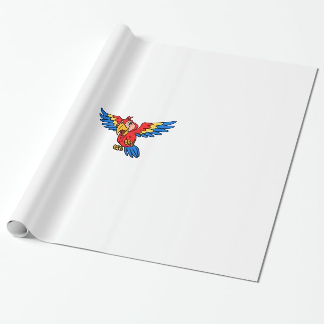 Papel de embrulho de papagaio (Desenrolado)