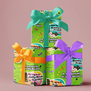 Papel de embrulho de Páscoa Sinais de Jelly Bean