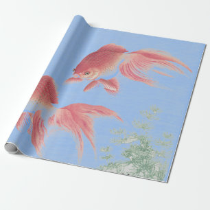 Papel de embrulho de PEIXES JAPONÊS KOI