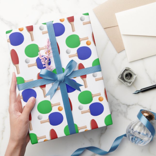 Papel de embrulho de Ping Pong, papel de presente  (Presentear)
