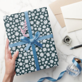 Papel de embrulho de presente Daisy