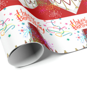 Papel de embrulho de presente de aniversário Carpe