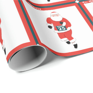Papel de embrulho de presente de atletismo