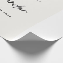 Papel de Embrulho de Presente de Casamento