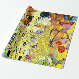 papel de embrulho de presente de dia de os namorad