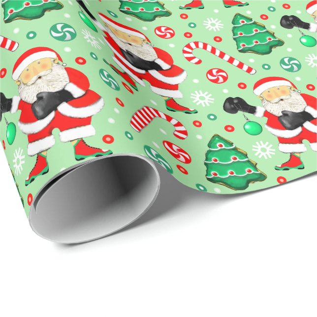 Papel de embrulho de presente de Natal de boxe (Ponta do rolo)