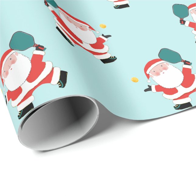 Papel de embrulho de presente de Natal de Pickleba (Ponta do rolo)