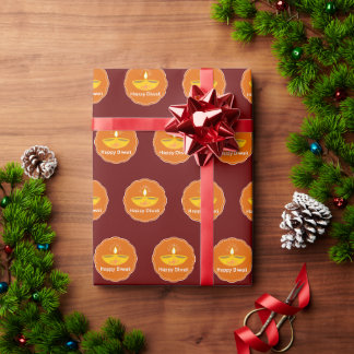 Papel de embrulho de presente Diwali